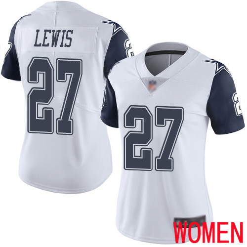 Women Dallas Cowboys Limited White Jourdan Lewis #27 Rush Vapor Untouchable NFL Jersey